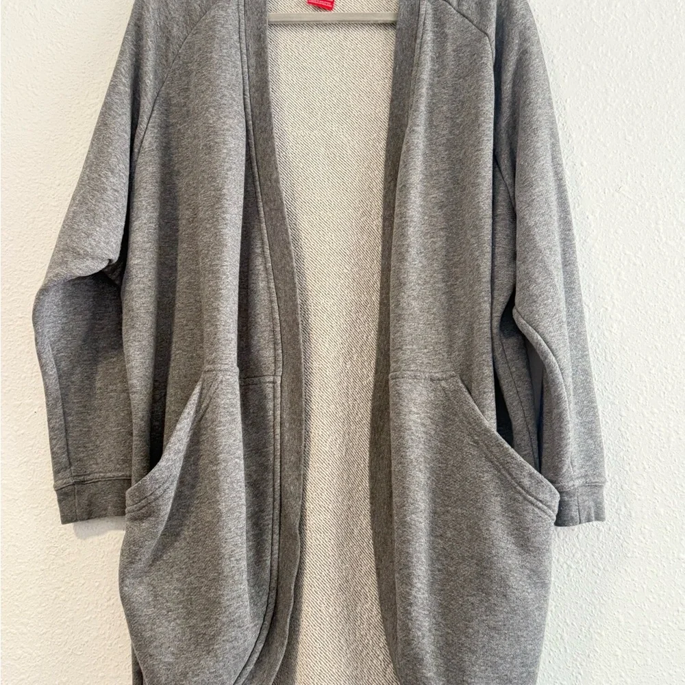 Nike Sportswear‎ Open Cardigan Size M Cotton Blend Front Pockets